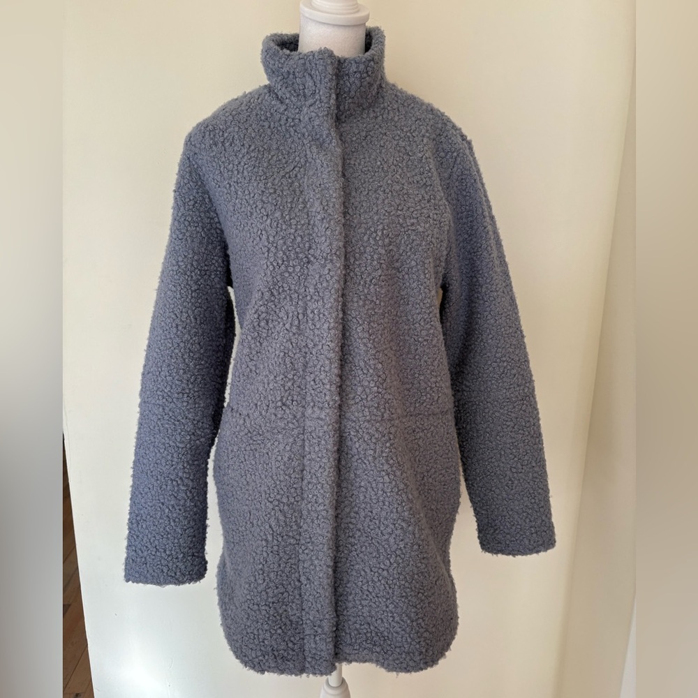 Small Rafaella Blue Teddy Coat - Picture 5 of 15